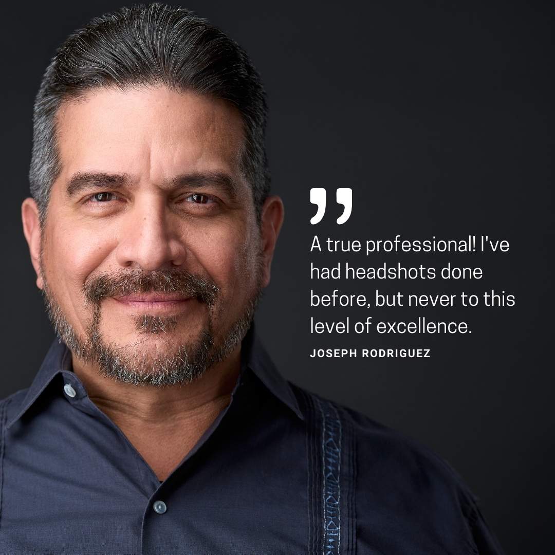 testimonial snippet of middle-aged central american male on a dark background